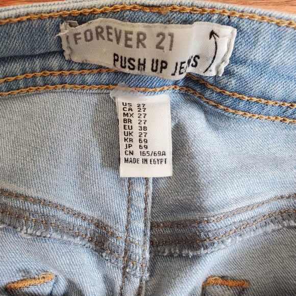 Forever 21 Push Up Jeans 1 - Picture 3 of 3